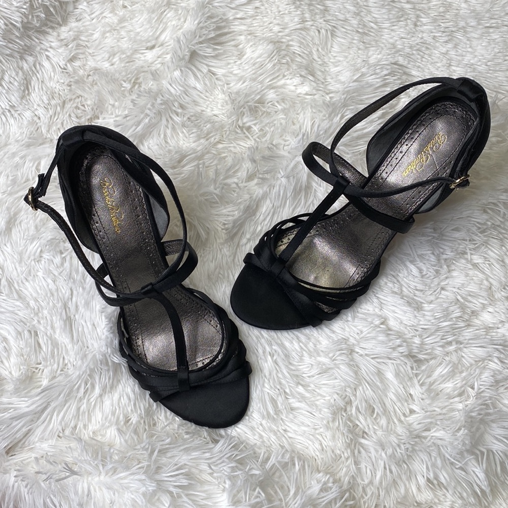 Host Pick! |Brooks Brothers Satin Heels, black size 9